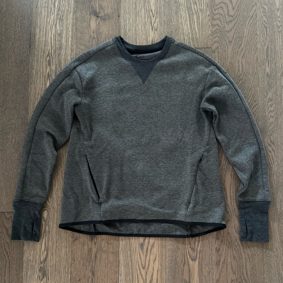 Nike Grey Dri-FIT Longsleeve Crewneck - Picture 1 of 8
